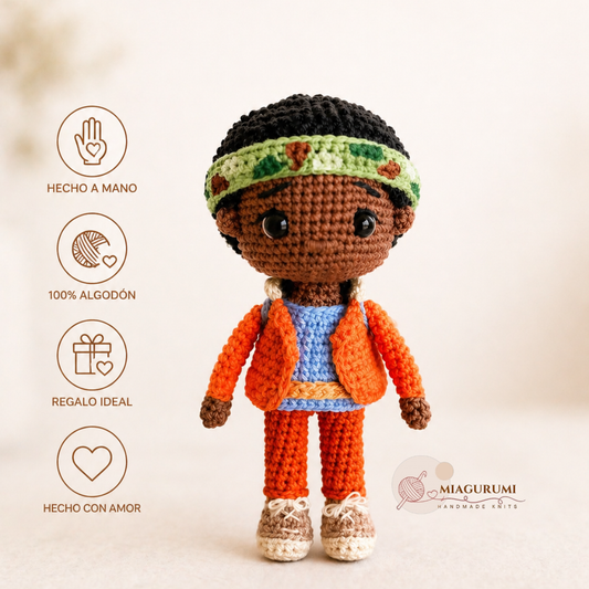 Amigurumi Lucas Sinclair hecho a mano | Muñeco tejido inspirado en Stranger Things | Regalo original fan serie