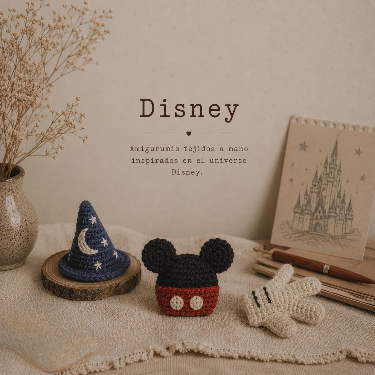 Amigurumis inspirados en Disney tejidos a mano en crochet