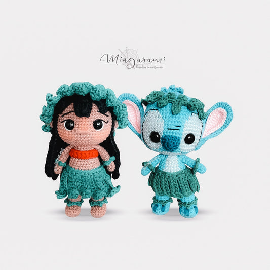 Lilo & Stitch versión Amigurumi