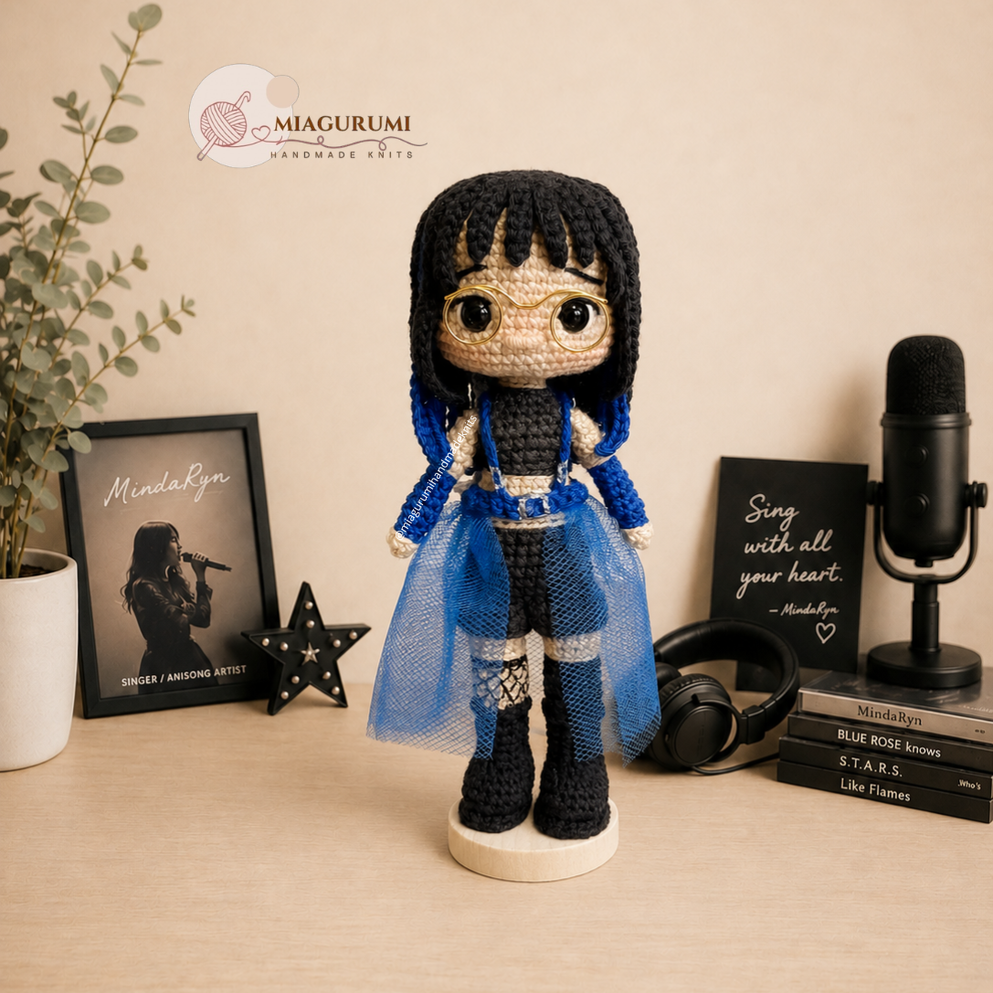 amigurumi MindaRyn personalización like flames 