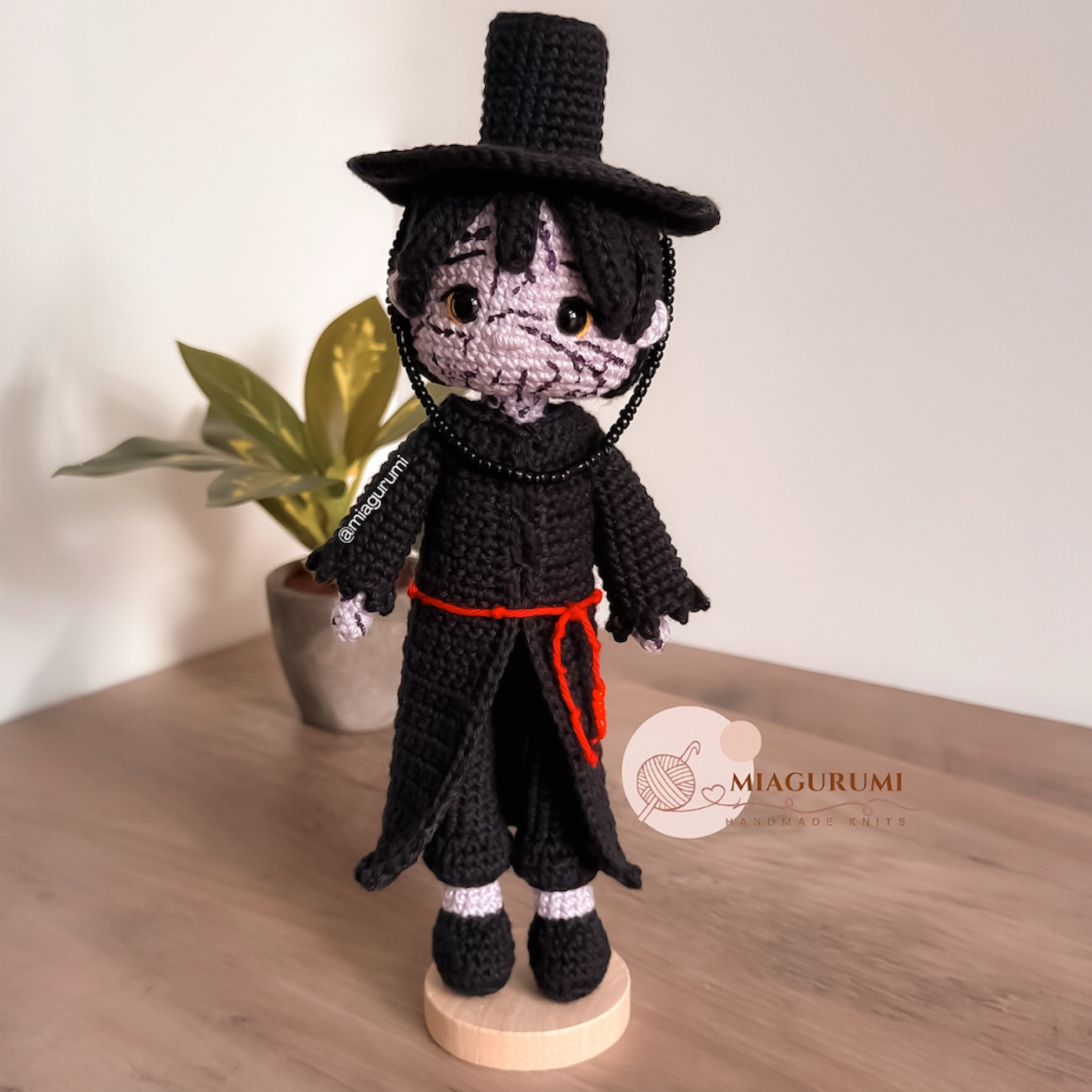 Amigurumi Jinu – Versión Demonio | K-Pop Demon Hunters