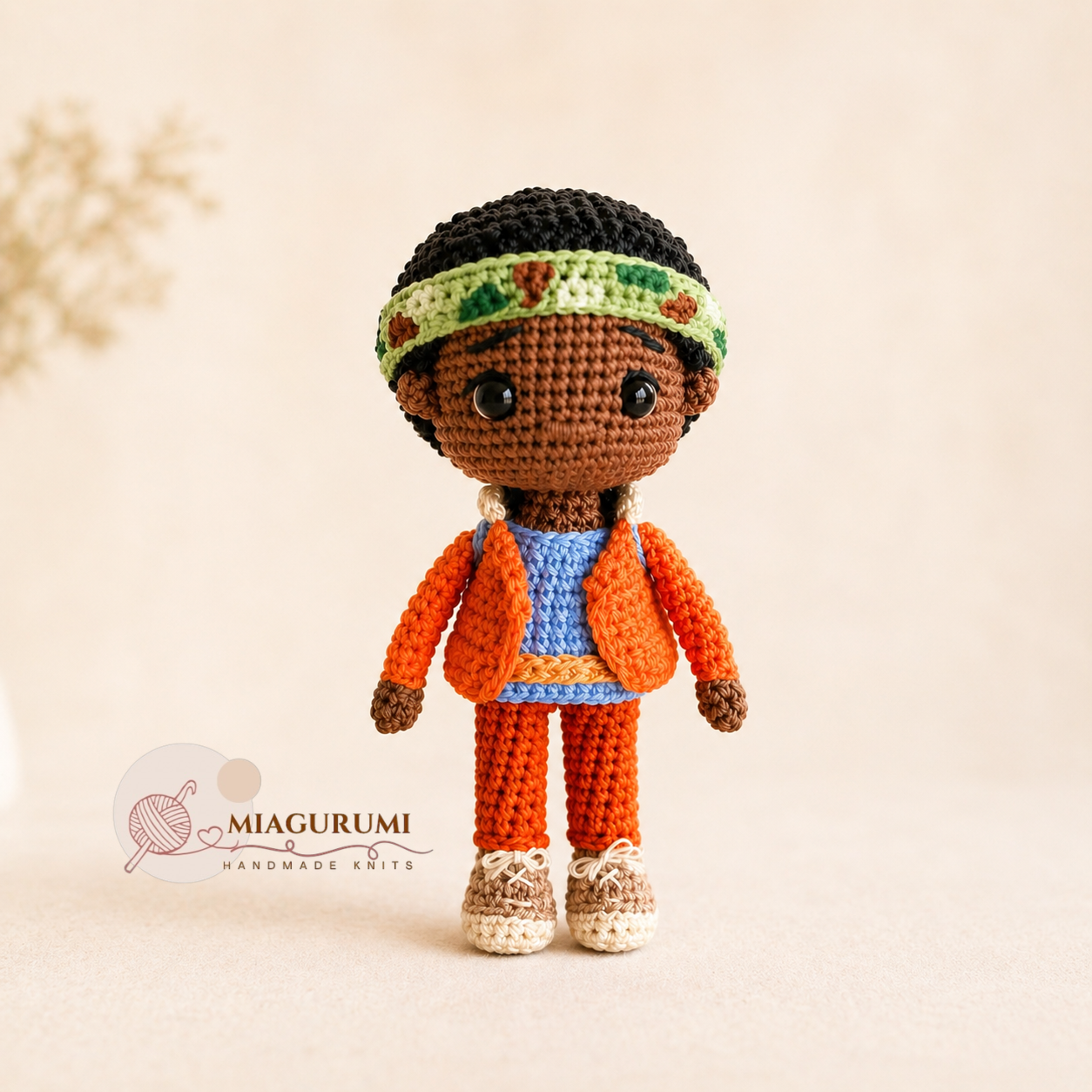 Amigurumi Lucas Sinclair hecho a mano | Muñeco tejido inspirado en Stranger Things | Regalo original fan serie